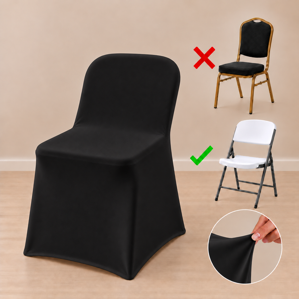 Spandex folding chair cover