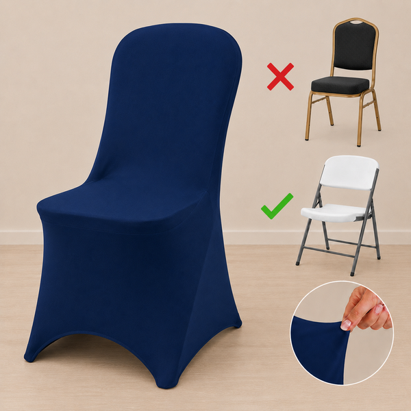 Spandex folding chair cover