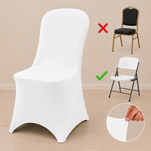 Spandex folding chair cover