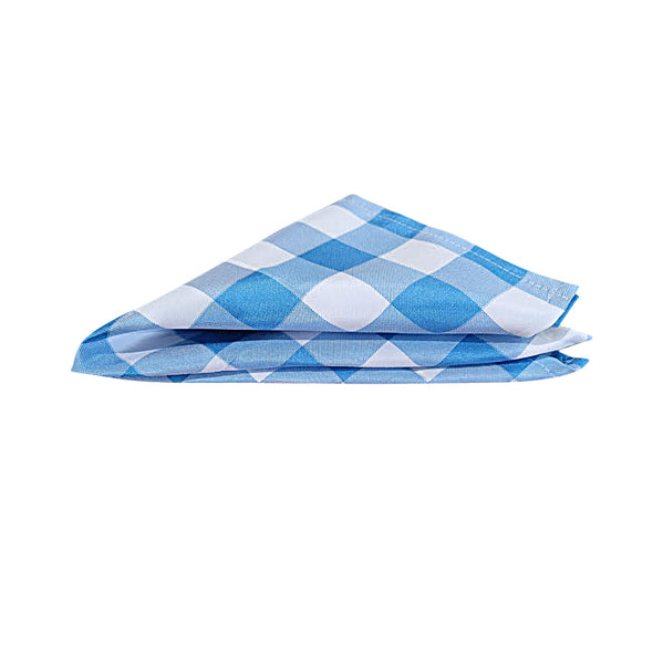 17'' x 17'' checkered napkin (10-pack)