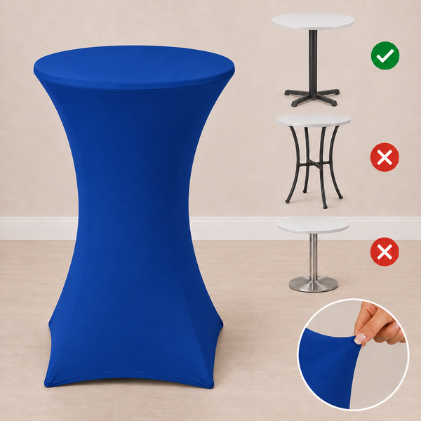 30'' x 42'' spandex cocktail tablecloth