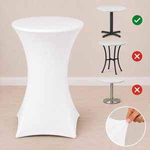 24'' x 42'' spandex cocktail tablecloth