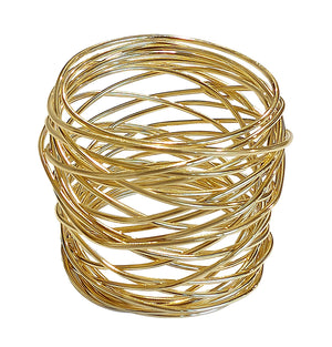 Metal napkin ring, style 7 (per dozen)