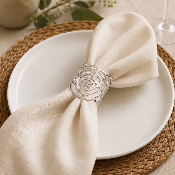 Metal napkin ring, style 1 (10-pack)