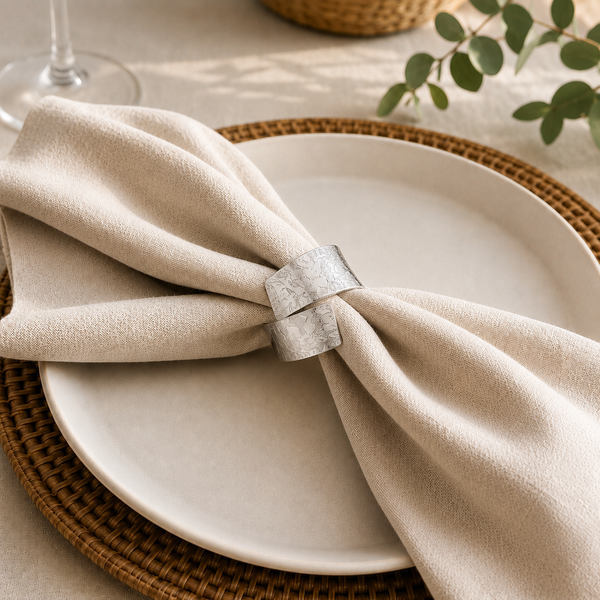 Metal napkin ring, style 2 (10-pack)