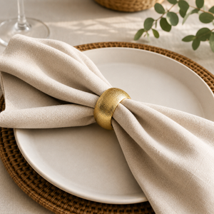 Metal napkin ring, style 3 (10-pack)