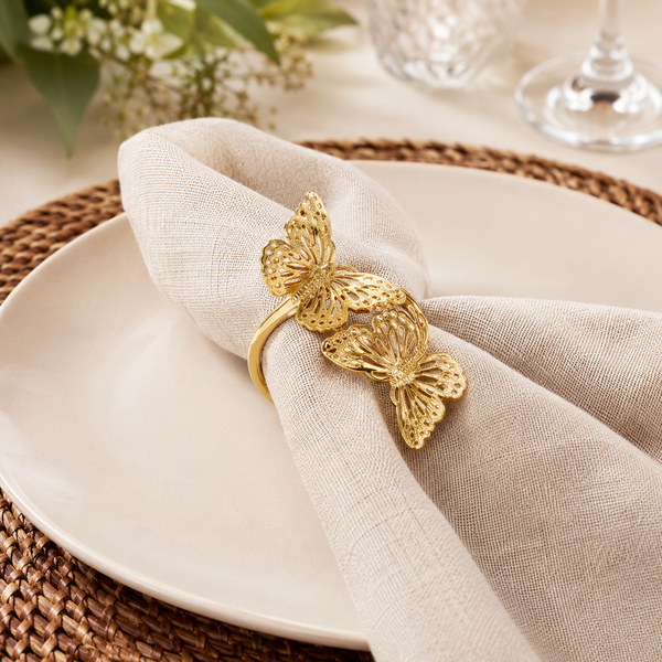 Metal napkin ring, style 6 (per dozen)