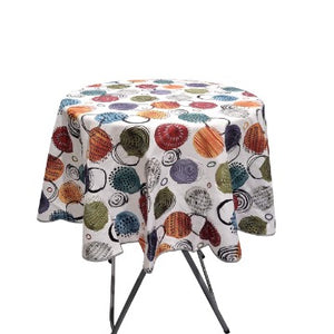 70'' round tablecloth (coloria pattern)