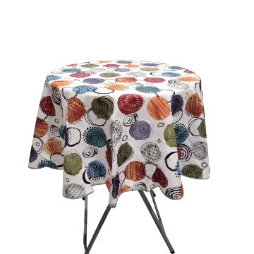70'' round tablecloth (coloria pattern)