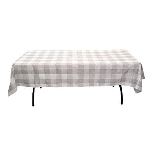 58'' x 94'' checkered tablecloth