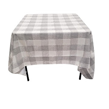 70'' x 70'' checkered tablecloth