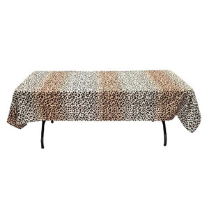 58'' x 94'' tablecloth (leopard pattern)