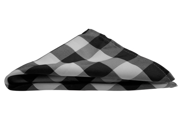 17'' x 17'' checkered napkin (10-pack)