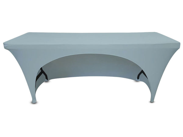 6' spandex open back tablecloth