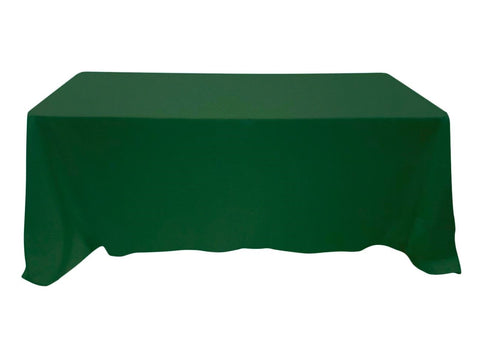 Large store green tablecloth