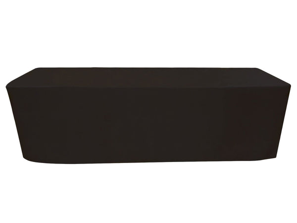8' fitted regular fabric tablecloth