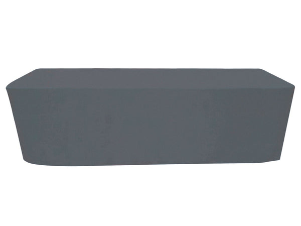 8' fitted regular fabric tablecloth