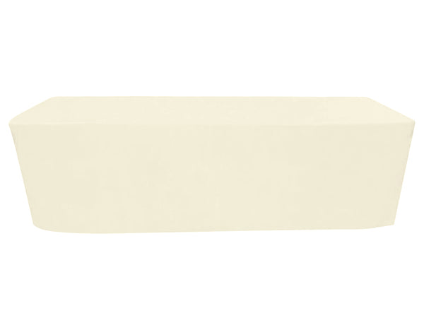 8' fitted regular fabric tablecloth