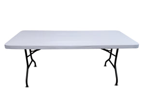 6-ft rectangular spandex table topper (tablecloth)