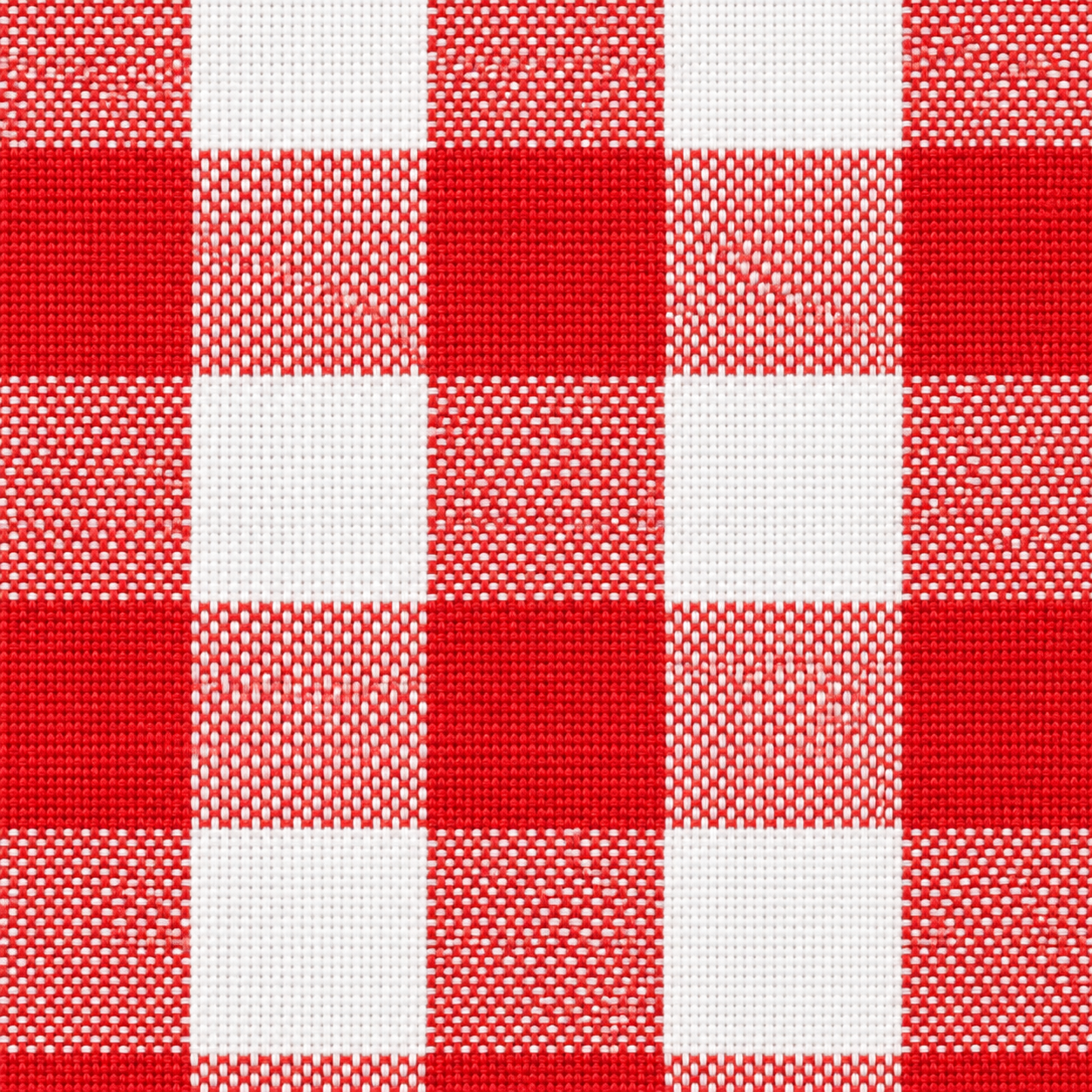 checkered red / white